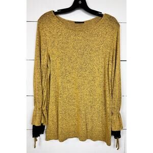 Sweet Claire Long Sleeve Knit Blouse Women's Size Large